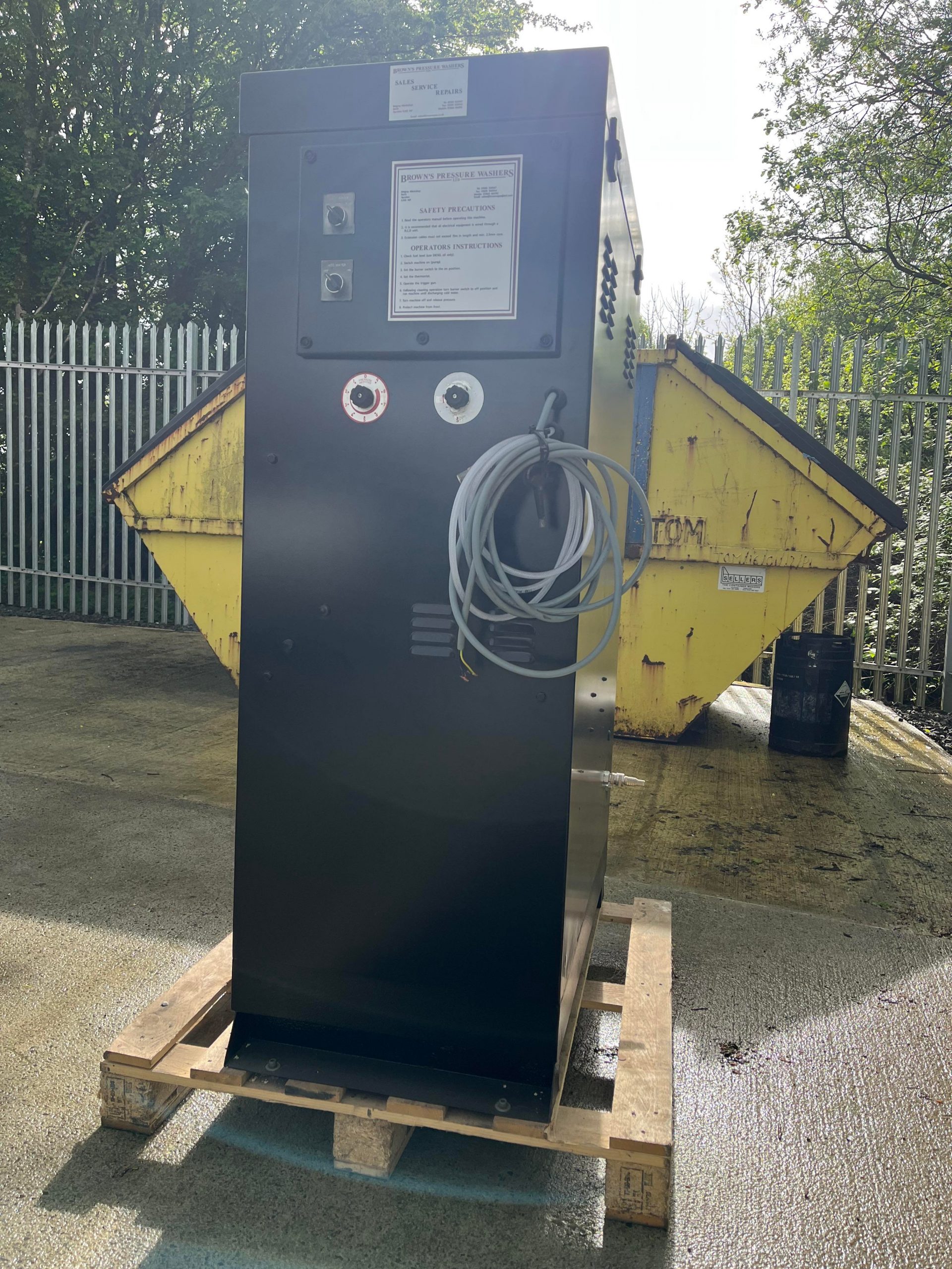 Used Cleanwell Static Hot Pressure Washer Browns Pressure Washers Ltd